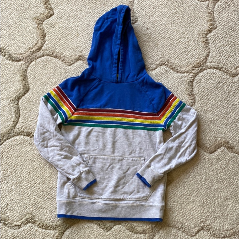 Boden Kids Striped Hoodie